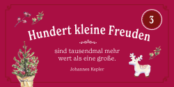 24 kleine Weihnachtsfreuden