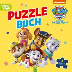 Schwager & Steinlein Verlag: PAW Patrol Puzzlebuch | Mit 4 Puzzles à 12 Teilen