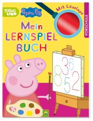 Schwager & Steinlein Verlag: Peppa Pig Mein Lernspielbuch mit Löselupe. Mit wutzig viel Spaß durch die Vorschulzeit - Taschenbuch