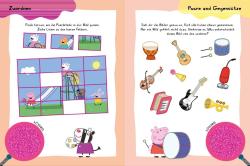 Schwager & Steinlein Verlag: Peppa Pig Mein Lernspielbuch mit Löselupe. Mit wutzig viel Spaß durch die Vorschulzeit - Taschenbuch