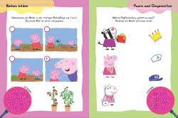 Schwager & Steinlein Verlag: Peppa Pig Mein Lernspielbuch mit Löselupe. Mit wutzig viel Spaß durch die Vorschulzeit - Taschenbuch