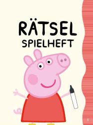 Peppa Pig Rätsel-Spielheft. Rätselbuch mit Stift und abwischbaren Seiten - Taschenbuch