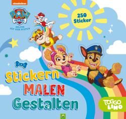 Schwager & Steinlein Verlag: PAW Patrol Stickern, Malen, Gestalten. Mit 250 Stickern. Für Kinder ab 3 Jahren - Taschenbuch