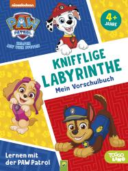 Schwager & Steinlein Verlag: Lernen mit der PAW Patrol: Knifflige Labyrinthe. Mein Vorschulbuch - Taschenbuch