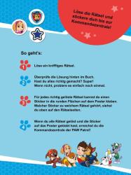 Schwager & Steinlein Verlag: PAW Patrol Poster-Rätselbuch mit Belohnungs-Stickern - Taschenbuch