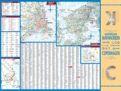 Borch Map Kopenhagen. København. Copenhagen