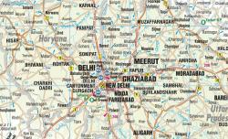 Borch Map India North / Nordindien