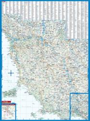 Borch Map Toskana. Toscana / Tuscany