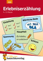 Gerhard Widmann: Deutsch 4./5. Klasse Übungsheft - Erlebniserzählung - geheftet