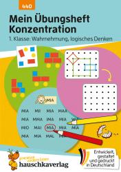 Ulrike Maier: Mein Übungsheft Konzentration - Schulanfang: Wahrnehmung, logisches Denken - geheftet