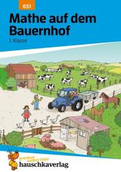 Mathe 1. Klasse Übungsheft - Mathe auf dem Bauernhof - geheftet