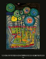 Hundertwasser Art Calendar 2025