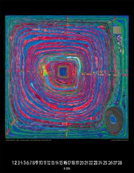 Hundertwasser Art Calendar 2025