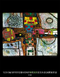 Hundertwasser Art Calendar 2025