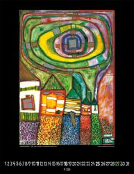 Hundertwasser Art Calendar 2025