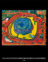 Hundertwasser Art Calendar 2025