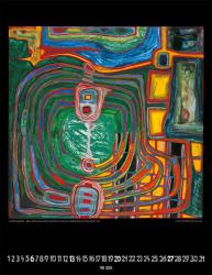 Hundertwasser Art Calendar 2025