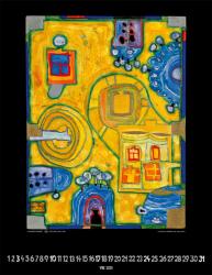 Hundertwasser Art Calendar 2025