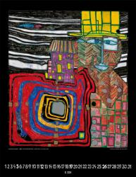 Hundertwasser Art Calendar 2025