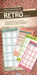 Familienplaner RETRO Kalender 2025