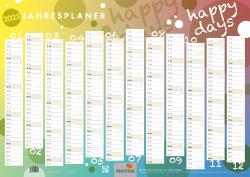 Jahresplaner HAPPY DAYS Kalender 2025