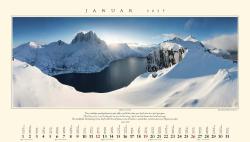 Panorama Norwegen 2025 Wandkalender