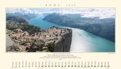 Panorama Norwegen 2025 Wandkalender