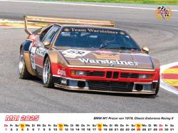 Frank Pommer: BMW im Rennsport Kalender 2025