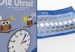 mindmemo Lernfolder - Die Uhrzeit - Grundschule - Taschenbuch