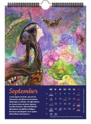 Pavlina Klemm: PAVLINA KLEMM´S PLEJADENKALENDER 2025. Enthält zu Motiven von Josephine Wall u.a. Durchsagen der Plejader für jeden Monat sowie ein Extrablatt mit Grußbotschaft und Einleitung (DinA3)