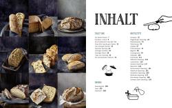 Buchcover mit dem Titel 'Die besten Brot-Rezepte für jeden Tag'. Abgebildeter Mann lächelt, trägt eine Schürze und hält eine Schüssel mit Teig.