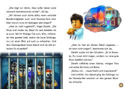 Buchcover von LEGO Ninjago. Titel: Die Stärke der Ninja, mit einem Ninja-Figur und einem Fahrzeug.