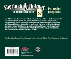 Arthur Conan Doyle: Sherlock Holmes - Der adelige Junggeselle, 1 Audio-CD - CD