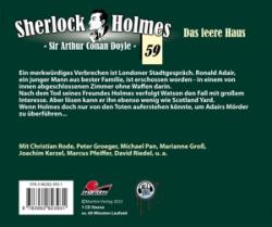 Sherlock Holmes - Das leere Haus - CD