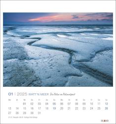 Watt´n Meer Postkartenkalender 2025 - Die Natur im Nationalpark