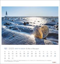 Watt´n Meer Postkartenkalender 2025 - Die Natur im Nationalpark