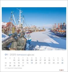 Ostfriesland Postkartenkalender 2025 - einfach schön