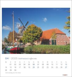 Ostfriesland Postkartenkalender 2025 - einfach schön