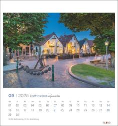 Ostfriesland Postkartenkalender 2025 - einfach schön