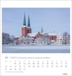 Schleswig-Holstein Postkartenkalender 2025 - Land zwischen den Meeren