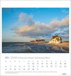 Schleswig-Holstein Postkartenkalender 2025 - Land zwischen den Meeren