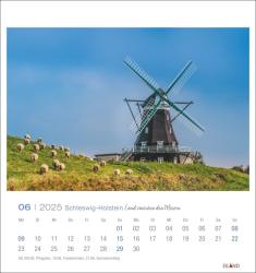 Schleswig-Holstein Postkartenkalender 2025 - Land zwischen den Meeren