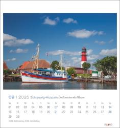 Schleswig-Holstein Postkartenkalender 2025 - Land zwischen den Meeren