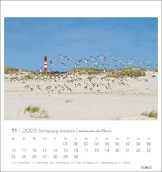 Schleswig-Holstein Postkartenkalender 2025 - Land zwischen den Meeren