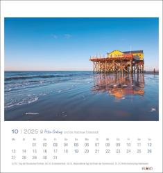 St. Peter-Ording und die Halbinsel Eiderstedt Postkartenkalender 2025 - und die Halbinsel Eiderstedt