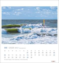 Sylt Impressionen Postkartenkalender 2025