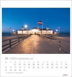 Usedom Postkartenkalender 2025 - Meine Insel