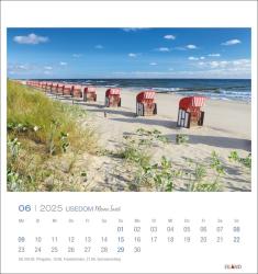 Usedom Postkartenkalender 2025 - Meine Insel