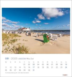 Usedom Postkartenkalender 2025 - Meine Insel