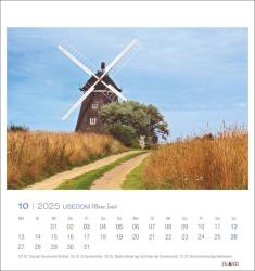 Usedom Postkartenkalender 2025 - Meine Insel